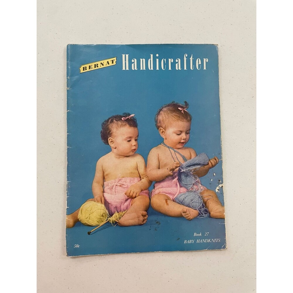 Bernat Handicrafter Baby Handknits Vintage No 27 Knitting Patterns